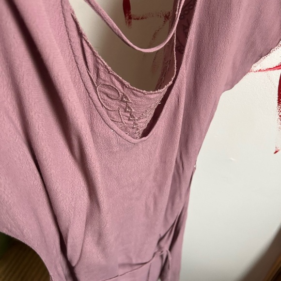 Lush Lavender Women's Top with Tie Detail Size S - Picture 6 of 16